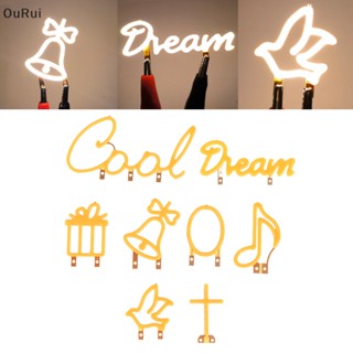 {RUI} หลอดไฟไดโอด LED COB 3V ยืดหยุ่น สําหรับตกแต่งปาร์ตี้คริสต์มาส {OuRui}
