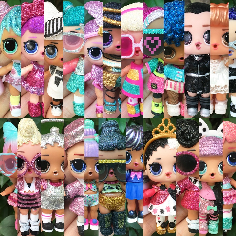 ตุ๊กตาการ์ตูน Teal Sprinkles ตุ๊กตาสัตว์เลี้ยง Action Figure และ,สีชมพู Miss Par-tay Limited Edition อุปกรณ์เสริมตัวเลขเด็ก lol Diy Surprise ของเล่น