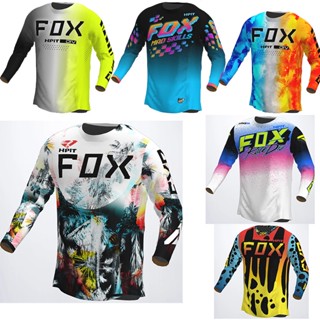 เสื้อกีฬาแขนสั้น ลาย Downhill Jerseys Mountain Bike MTB DH สําหรับผู้ชาย 2023