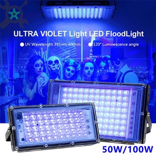 โคมไฟ LED 50W 100W UV สีดํา สําหรับตกแต่งบ้าน ปาร์ตี้ SHOPCYC5348