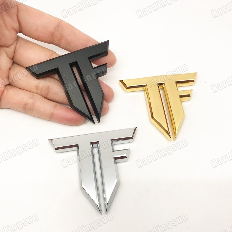 จัดแต่งทรงผมรถ 3D โลหะ TF ป้ายสัญลักษณ์ Transformers สติกเกอร์สําหรับ Hyundai Toyota Nissan Audi Sko