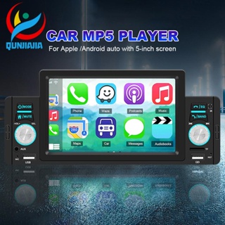 [qunjiajia.th] เครื่องเล่น MP5 บลูทูธ 5 นิ้ว USB TF สําหรับรถยนต์ Android