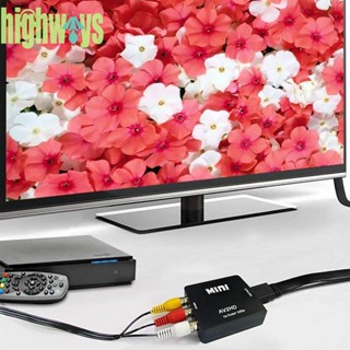 อะแดปเตอร์แปลงคอมโพสิต 1080P RCA AV เป็น HDMI AV2HDMI สําหรับ TV PS3 PS4 PC DVD Xbox โปรเจคเตอร์ รองรับ SECAM PAL M PAL N [highways.th]