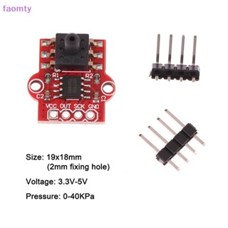 Faomty โมดูลเซนเซอร์แรงดัน DC 3.3V 5V 0-40KPa ท่อนิ่ม 2.5 มม. สําหรับ Arduino TH