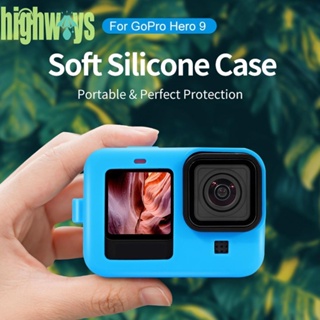 เคสซิลิโคน ฟิล์มกันรอยหน้าจอ สําหรับ GoPro Hero 9 Go Pro Hero 9 [highways.th]