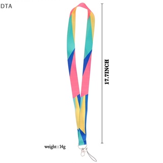 Dta พวงกุญแจ สายคล้องคอ ป้ายชื่อ ID เกย์ฝน เรียบง่าย DIY สําหรับห้อยโทรศัพท์มือถือ DT