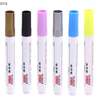 Dta ปากกามาร์กเกอร์ คละสี เขียนลื่น ไม่ซีดจาง เติมสีง่าย สําหรับบ้าน ครอบครัว DT