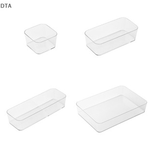 Dta กล่องลิ้นชักใส สําหรับจัดเก็บเครื่องสําอาง จัดระเบียบ ในห้องครัว สํานักงาน