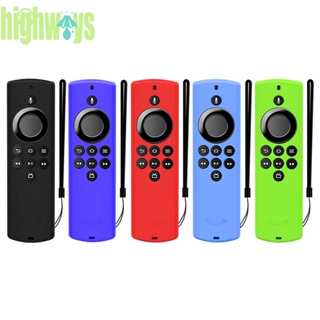 เคสซิลิโคน กันลื่น กันกระแทก แบบเปลี่ยน สําหรับรีโมตคอนโทรล Amazon Fire TV Stick Lite [highways.th]