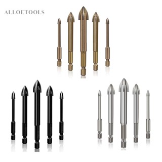 ดอกสว่านเจาะรูกระเบื้อง หินอ่อน เซรามิค แก้ว เซรามิค อเนกประสงค์ 5 ชิ้น [alloetools.th]