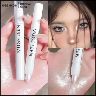 ปากกาไหมพรมเงาสูงปากกาอายไลเนอร์ Matte สีสันสดใสปากกาอายแชโดว์ Glitter ติดทนนาน -eelhoe