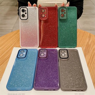 เคสซิลิโคนใส ป้องกันเลนส์กล้อง ลายกลิตเตอร์ สําหรับ Realme C11 C21 C15 C12 C20 C25S C25 C21Y C25Y 5 5i 6i