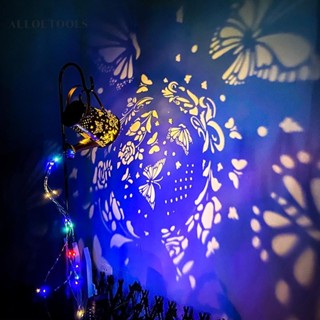 สายไฟ LED พลังงานแสงอาทิตย์ สําหรับตกแต่งสวน กลางแจ้ง [alloetools.th]