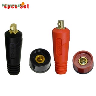 ซ็อกเก็ตเชื่อมต่อสายเคเบิล TIG DKJ10-25 &amp; DKZ10-25 mre md fm hfsn 4 ชิ้น