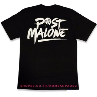 [New] Tshirtคอลูกเรือcrew neckLrxM   ลาย เสื้อยืด Postmalone เสื้อวง post malone-4XL