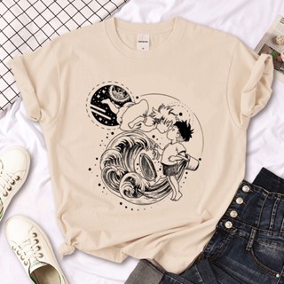 เสื้อยืด พิมพ์ลายการ์ตูน Ponyo 2000s ตลก สําหรับผู้หญิง