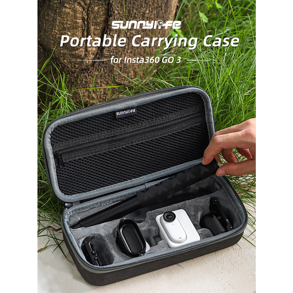 สําหรับ Insta360 GO 3S กระเป๋า GO 3 ชุดกระเป๋ากล่องป้องกัน Thumb กล้องอุปกรณ์เสริม