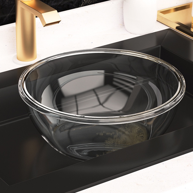 Jujiajia อ่างล้างหน้า พลาสติกใส แบบหนา และลึก ของใช้ในครัวเรือน - รูปที่ 6