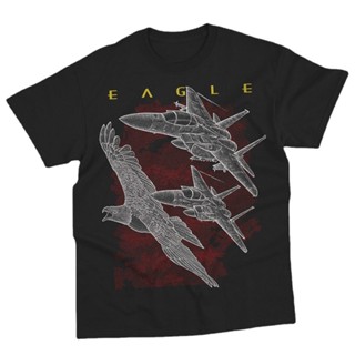 เสื้อยืด พิมพ์ลาย F15 Eagle Morph สไตล์สร้างสรรค์ สําหรับผู้ชาย S3Xl