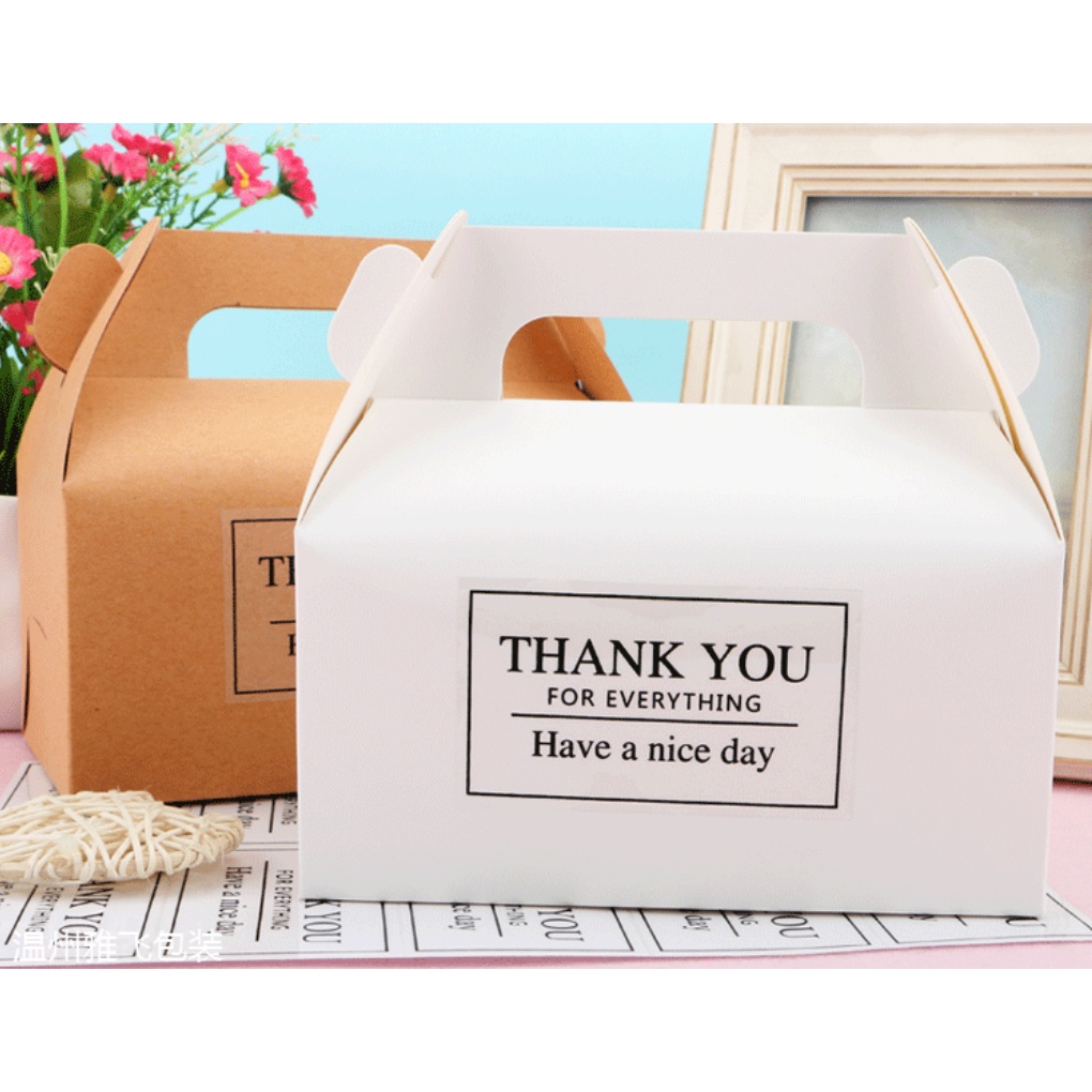 1ชิ้น/ล็อตรอบขอบคุณดอกไม้DIY Hand Madeกระดาษสติกเกอร์DIYสําหรับเค้กเบเกอรี่ต่างๆซีล(2116M)