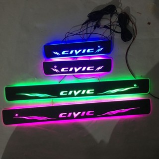 แผ่นกันรอยประตู led สําหรับ Honda 10 generation CIVIC