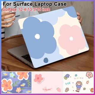 2023 Case Microsoft Surface Laptop 3 4 5 Go 2 12.4 13.5 Inch Hard Matte Case Cover Accessories Front And Back Protector With Keyboard Cover Dust Plugs MSFS