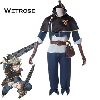 [Wetrose] เสื้อคลุมคอสเพลย์ เกมอนิเมะ Black Clover Asta Cos สําหรับผู้หญิง และผู้ชาย