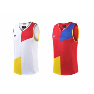 พร้อมส่ง เสื้อกีฬาแบดมินตัน แขนกุด สําหรับผู้ชาย 833