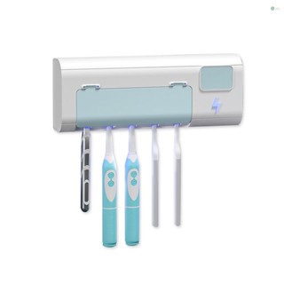 [Ready Stock]UV  Sanitizer  Holder Wall Mounted with Sterilizer and Timing USB Charging UV  Organizer Cleaner 1500mAh for Ladies Baby Family