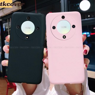 เคสโทรศัพท์มือถือแบบนิ่ม TPU ผิวด้าน บางมาก สีแคนดี้ สําหรับ Honor 90 Pro Magic 5 Lite X9A X8A X7A