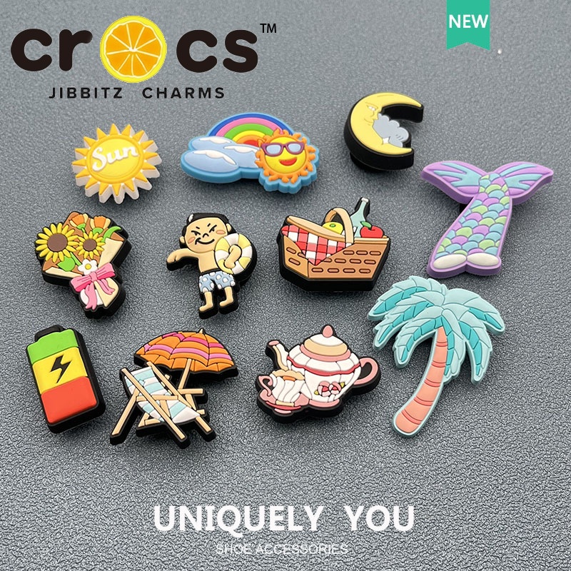 JIBBITZ cross charms ตัวติดรองเท้า การ์ตูนน่ารัก ตัวติดรองเท้า cross