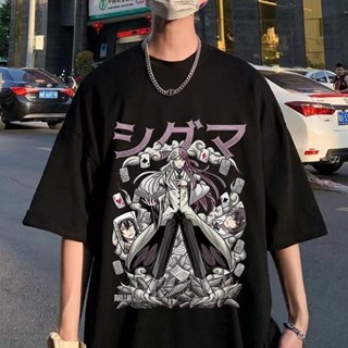 เสื้อยืด พิมพ์ลายกราฟฟิคอนิเมะ Bungou Stray Dogs Sigma Manga สําหรับผู้ชาย