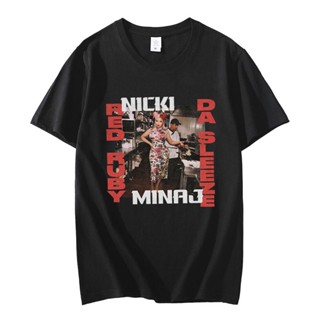 เสื้อยืด พิมพ์ลาย Nicki Minaj 2023 Music Album Red Ruby Da สไตล์วินเทจ