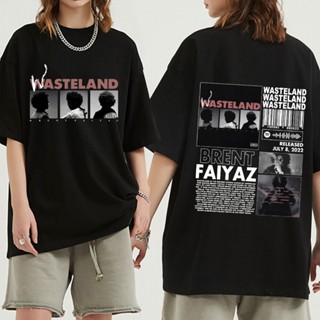 เสื้อยืด พิมพ์ลายอัลบั้มเพลง Brent Faiyaz Wasteland สไตล์วินเทจ สําหรับผู้ชาย