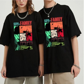 เสื้อยืด พิมพ์ลายอนิเมะ Spy X Family Anya Forger สไตล์ญี่ปุ่น แฟชั่นฮาราจูกุ สําหรับครอบครัว