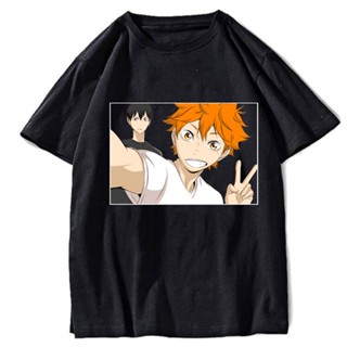 เสื้อยืด พิมพ์ลายกราฟฟิคอนิเมะ Haikyuu สไตล์ญี่ปุ่น