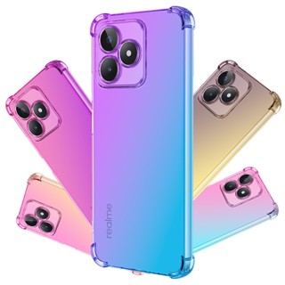 เคสโทรศัพท์มือถือ ซิลิโคนนิ่ม โปร่งแสง ไล่โทนสี กันกระแทก สําหรับ Xiaomi POCO M6 Pro M5S M5 POCO M6 Pro M5S M5 M4 Pro M3 Pro