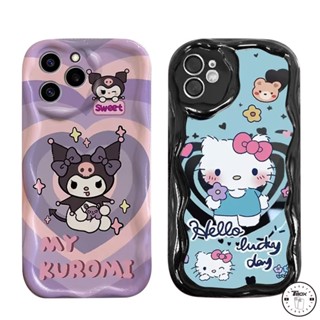 เคสโทรศัพท์มือถือ ลายการ์ตูนคิตตี้ 3D ขอบโค้ง สําหรับ Realme C55 C15 C12 C20 C25Y C21Y C35 C17 C20A C31 C25 C33 C53 C25s C11 C30 C3 C2 C21 9i 5s 5 5i 7i 6i