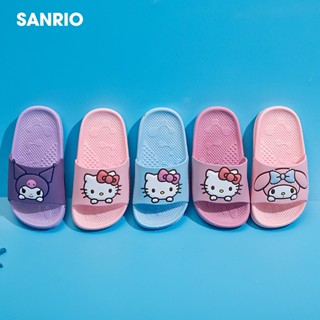 SANRIO รองเท้าแตะ ลายการ์ตูน hello kitty kuromi melody น่ารัก สําหรับเด็กผู้หญิง 33KS014