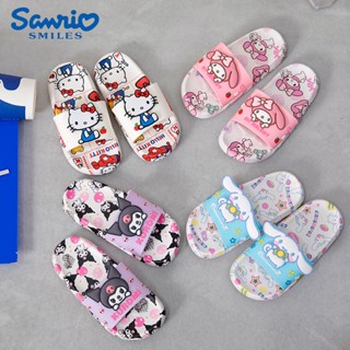 SANRIO รองเท้าแตะ ลายการ์ตูนคิตตี้ คิตตี้ คิตตี้ คิตตี้ คินนาม่อนโรล น่ารัก สําหรับเด็กผู้หญิง 33KS019