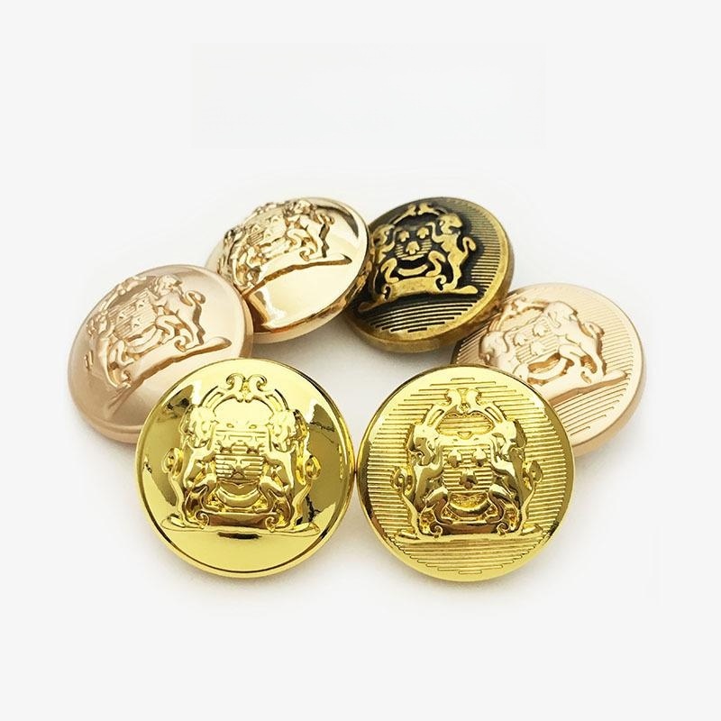 5pcs/pack 15/18/20/23/25MMคลาสสิกอเนกประสงค ์ High End Double Lionปุ ่ มสําหรับชุดเสื ้ อโค ้ ทปุ ่ มผู ้ ชายและผู ้ หญิงเสื ้ อผ ้ าอุปกรณ ์ เสริม