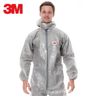 3m 4570 ชิ้น เสื้อฮู้ด โรงงาน ป้องกันสารเคมี ป้องกันนิวเคลียร์ ชุดทํางาน