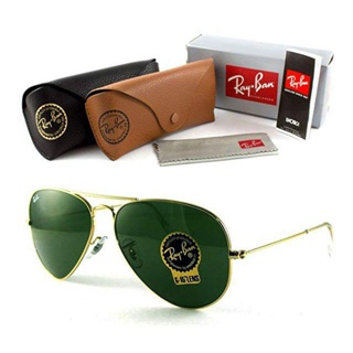 Wqsh ของแท้ 100% แว่นกันแดด Luxottica Italy Wayfarer Pilot Ferrari Ray-Ban Pilot RB 3025 001/2F 2G9U