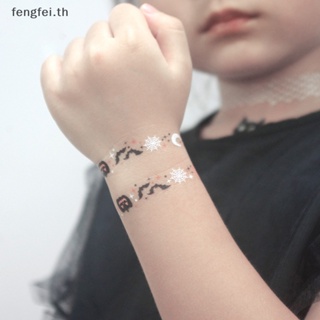 Fengfei สติกเกอร์รอยสักชั่วคราว ลายแมงมุม ฮาโลวีน กันน้ํา สําหรับเด็ก