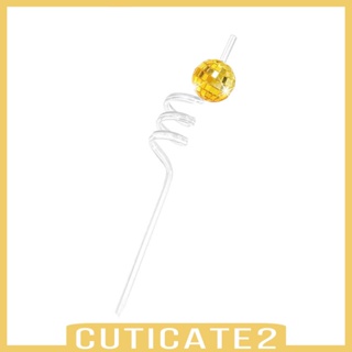 [Cuticate2] หลอดแก้วดิสโก้ 70S สําหรับตกแต่งปาร์ตี้วันเกิด ไนท์คลับ งานแต่งงาน 6 ชิ้น