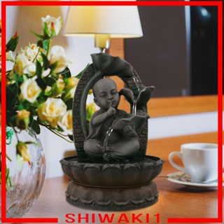 [Shiwaki1] รูปปั้นพระภิกษุสงฆ์เรซิ่น สําหรับตกแต่งบ้าน โรงแรม