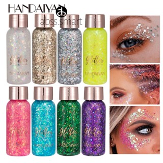 Face Jewels อายแชโดว์ Shimmer Pigment Body Face Eye Shiny Skin Face Glitter อายแชโดว์เลื่อมเจล Mermaid Scale มัลติฟังก์ชั่ TECH3