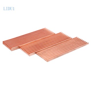 Lidu1 ฮีทซิงค์ระบายความร้อน ทองแดงบริสุทธิ์ สําหรับ M 2 2280 PCI-E NVME SSD