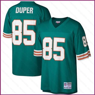 Yp2 1984 เสื้อยืดลําลอง แขนสั้น คอกลม พิมพ์ลาย NFL Miami Dolphins Game Jersey Mark Duper Aqua Retired Player พลัสไซซ์ PY2