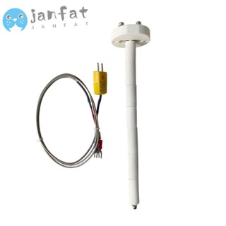 Janfat K-Type เทอร์โมคัปเปิล สีขาว 0℃~1300℃ โพรบเตาเผาเซรามิค เซนเซอร์อุณหภูมิ คุณภาพสูง สําหรับเตาอบ